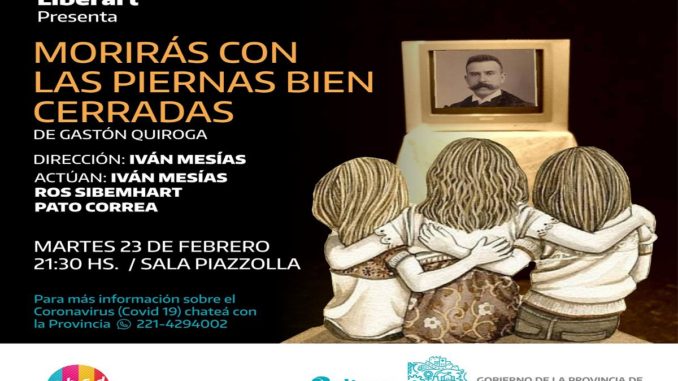 FLYER MORIRÁS CON LAS PIERNAS BIEN CERRADAS