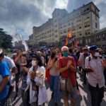 Trabajadores del Higa mantienen el quinto día de acampe