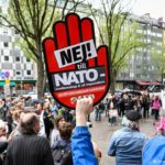 Protestas contra la entrada de Suecia en la OTAN