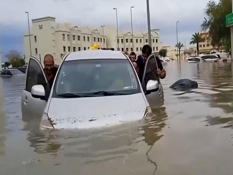 Lluvias récord en Dubái